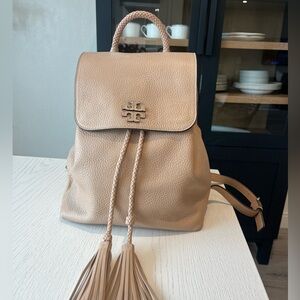 Tory Burch Tan Backpack